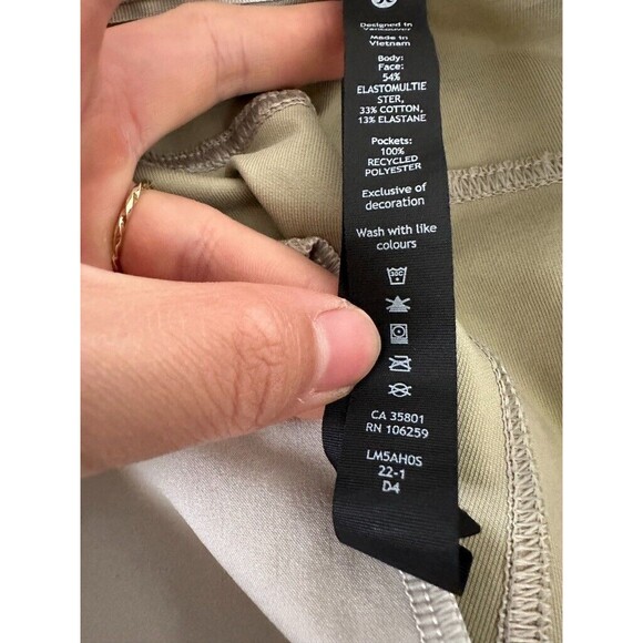 Lululemon ABC Pant Utilitech Raw Linen Chino Trousers Athleisure Men's Size 34 - Picture 8 of 9